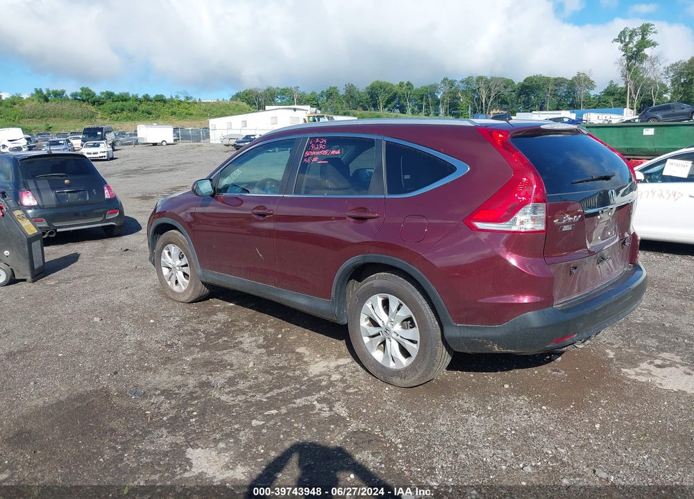2013 HONDA CR-V EX-L VIN: 5J6RM4H71DL078273