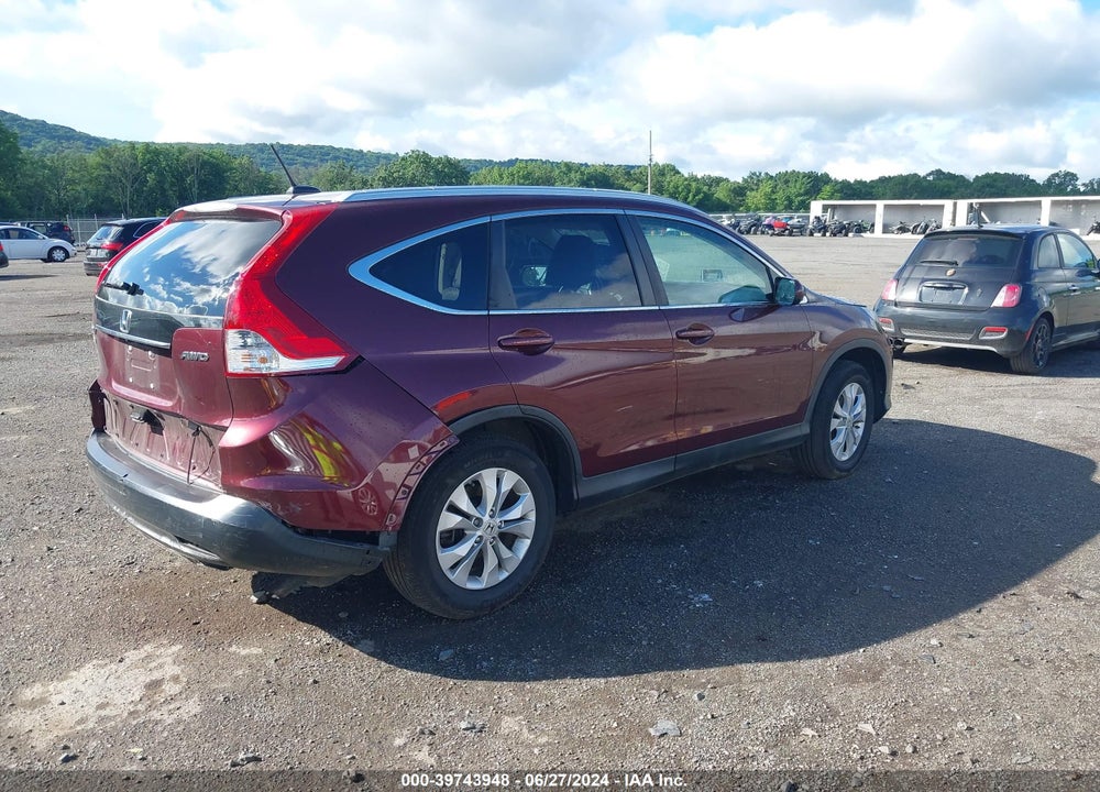 2013 HONDA CR-V EX-L VIN: 5J6RM4H71DL078273