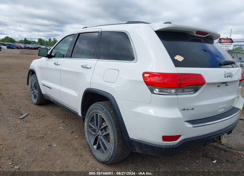 2017 JEEP GRAND CHEROKEE LIMITED 4X4 VIN: 1C4RJFBG7HC711819