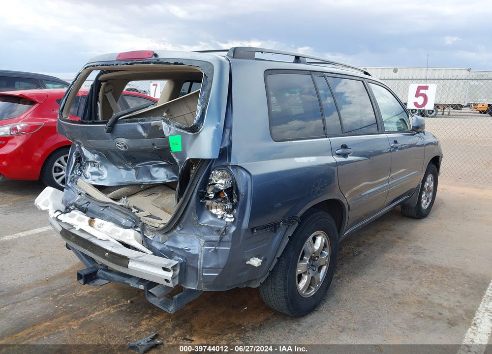 2005 TOYOTA HIGHLANDER V6 VIN: JTEDP21A250077651