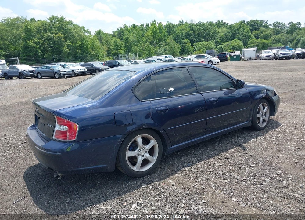 2006 SUBARU LEGACY 2.5I LIMITED VIN: 4S3BL626967213954