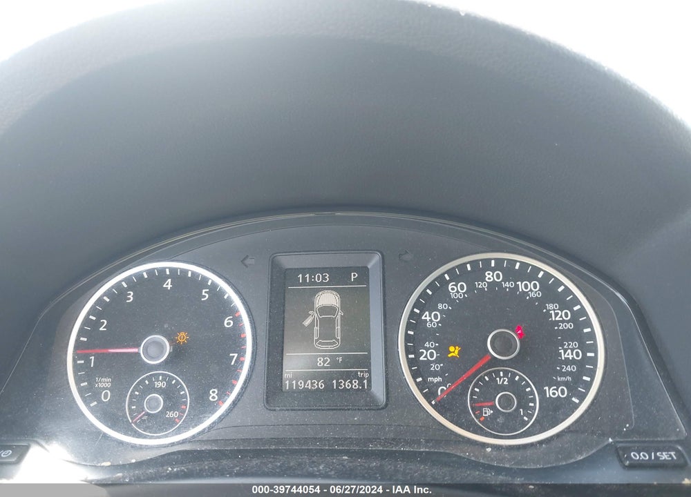 2014 VOLKSWAGEN TIGUAN SE VIN: WVGBV3AX2EW606813