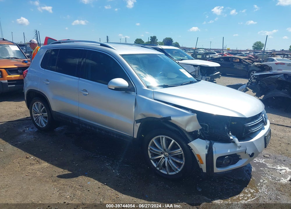 2014 VOLKSWAGEN TIGUAN SE VIN: WVGBV3AX2EW606813