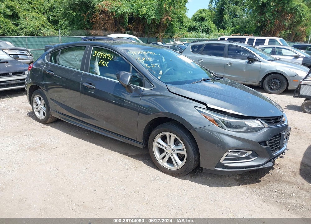 2017 CHEVROLET CRUZE LT MANUAL VIN: 3G1BD6SMXHS580581