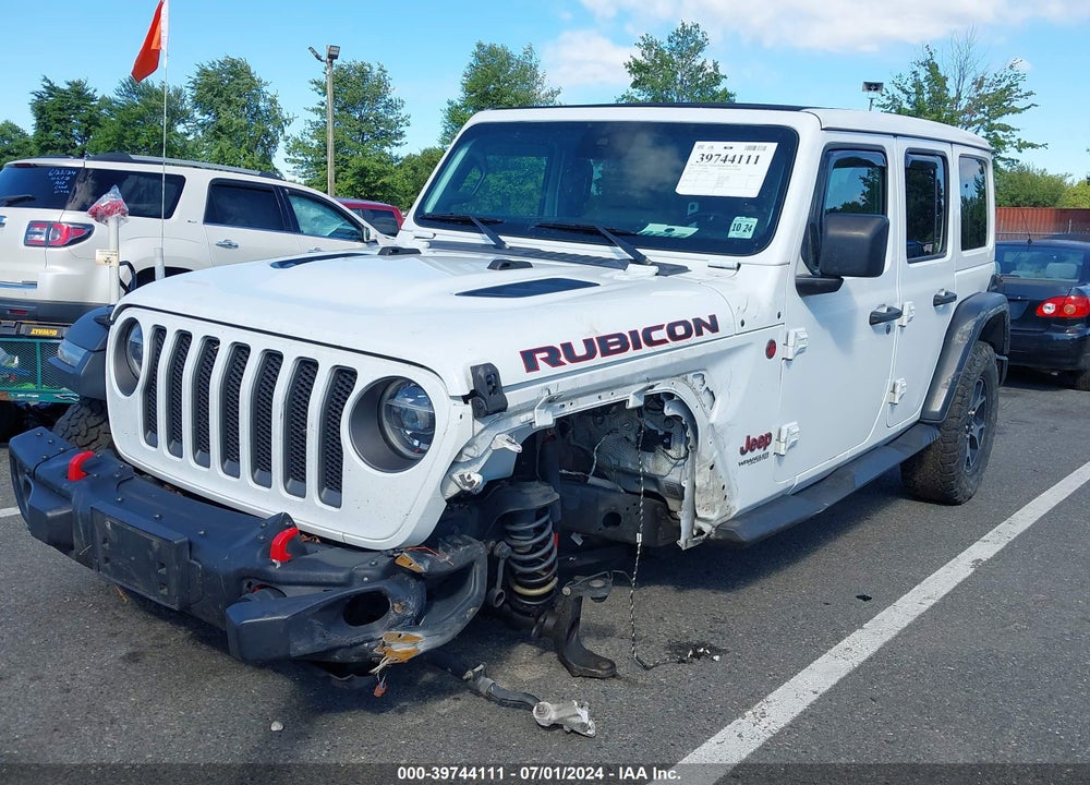 2019 JEEP WRANGLER UNLIMITED RUBICON 4X4 VIN: 1C4HJXFG8KW608491