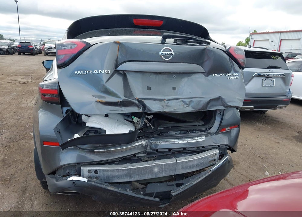 2019 NISSAN MURANO PLATINUM VIN: 5N1AZ2MS8KN118347