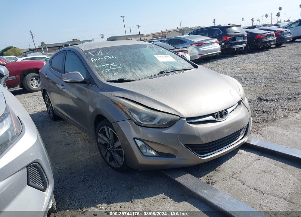 2014 HYUNDAI ELANTRA LIMITED VIN: 5NPDH4AE3EH482825
