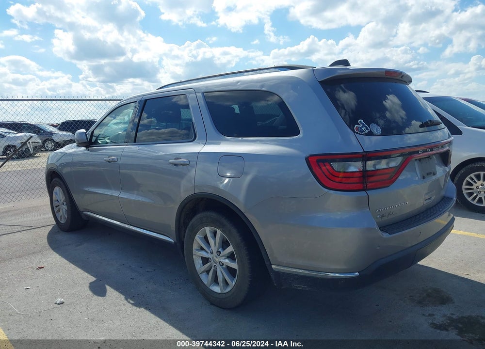2014 DODGE DURANGO SXT VIN: 1C4RDHAG7EC590483