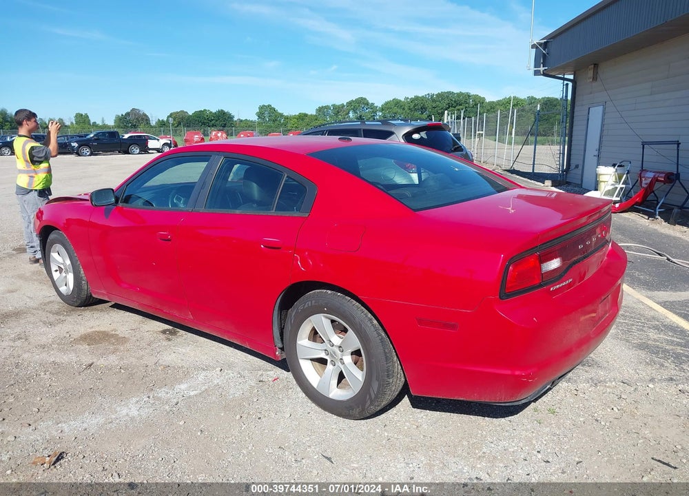 2013 DODGE CHARGER SE VIN: 2C3CDXBG2DH512658