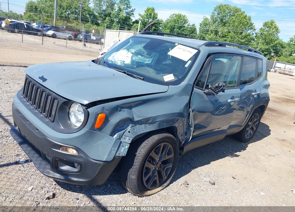 2018 JEEP RENEGADE ALTITUDE FWD VIN: ZACCJABH9JPH97749