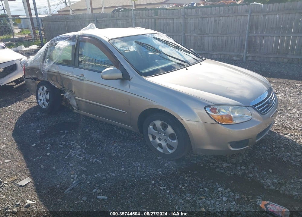 2008 KIA SPECTRA EX VIN: KNAFE122085579941