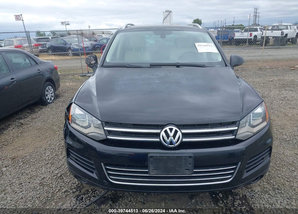 2012 VOLKSWAGEN TOUAREG TDI LUX VIN: WVGFK9BPXCD004939