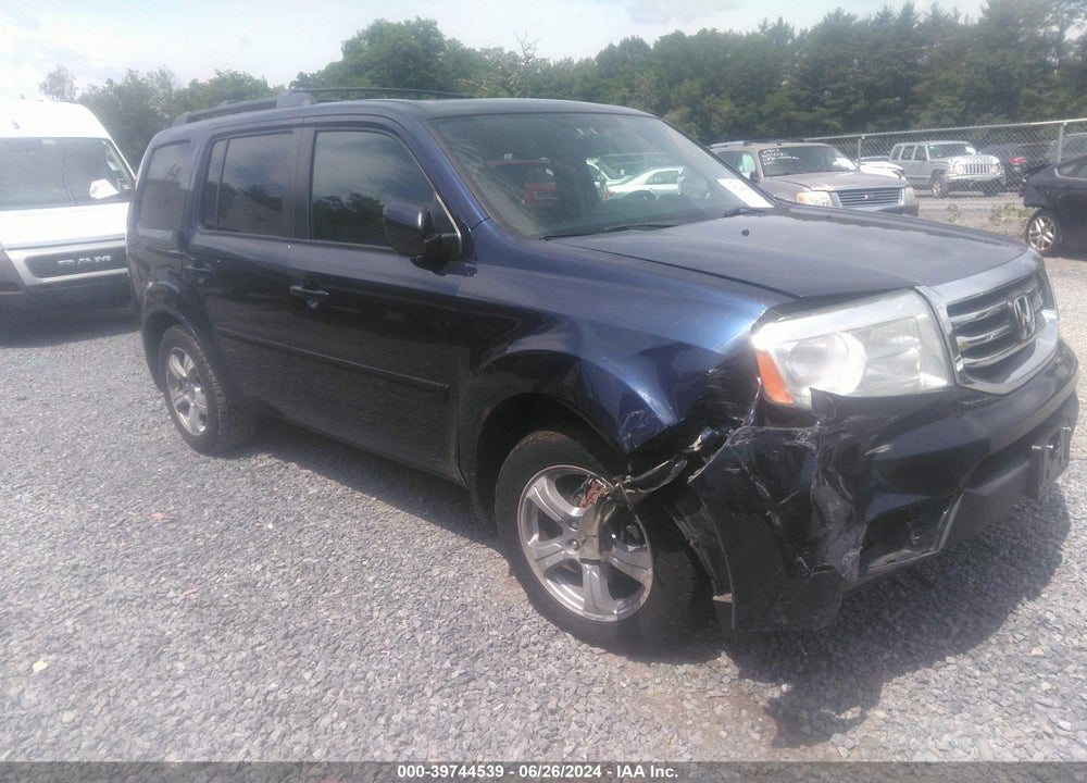 2013 HONDA PILOT EX-L VIN: 5FNYF4H69DB030803