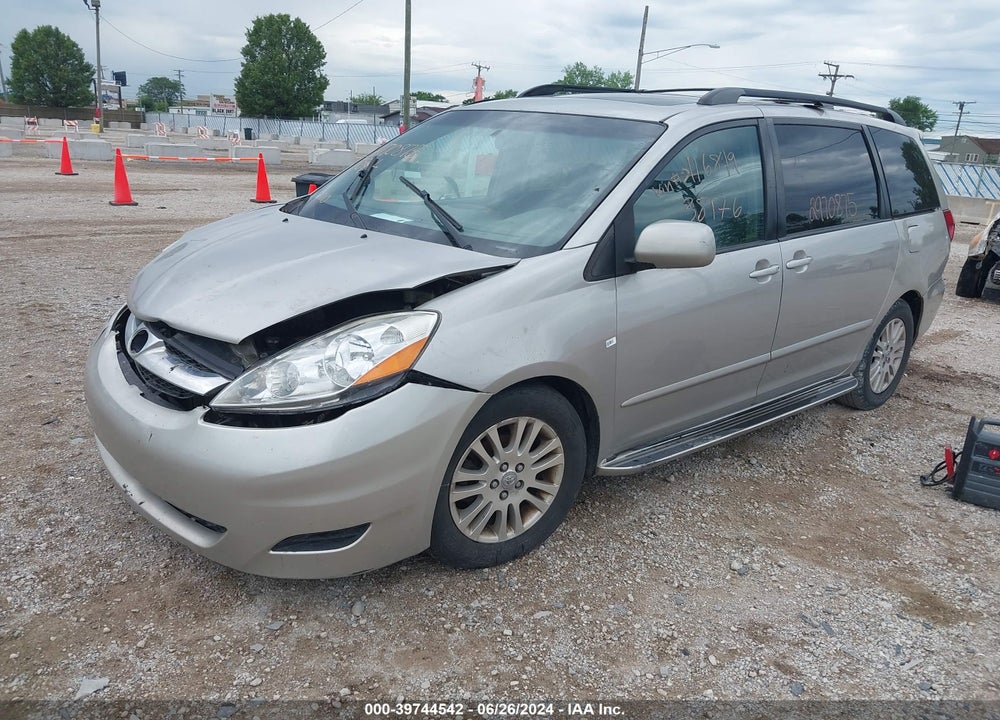 2008 TOYOTA SIENNA XLE VIN: 5TDZK22C88S116849