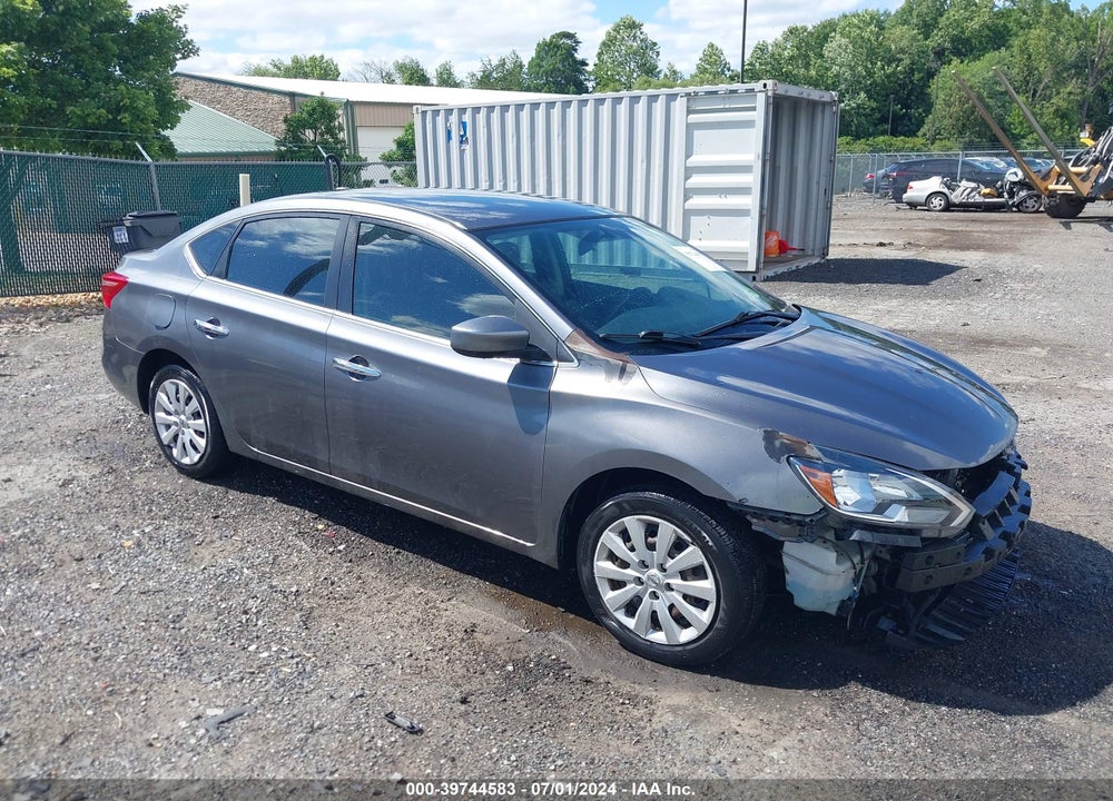 2017 NISSAN SENTRA SV VIN: 3N1AB7AP7HL697770