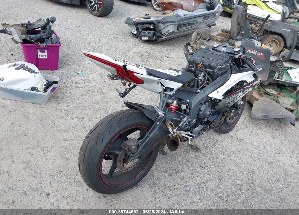 2012 YAMAHA YZFR6 C VIN: JYARJ16Y4CA005297