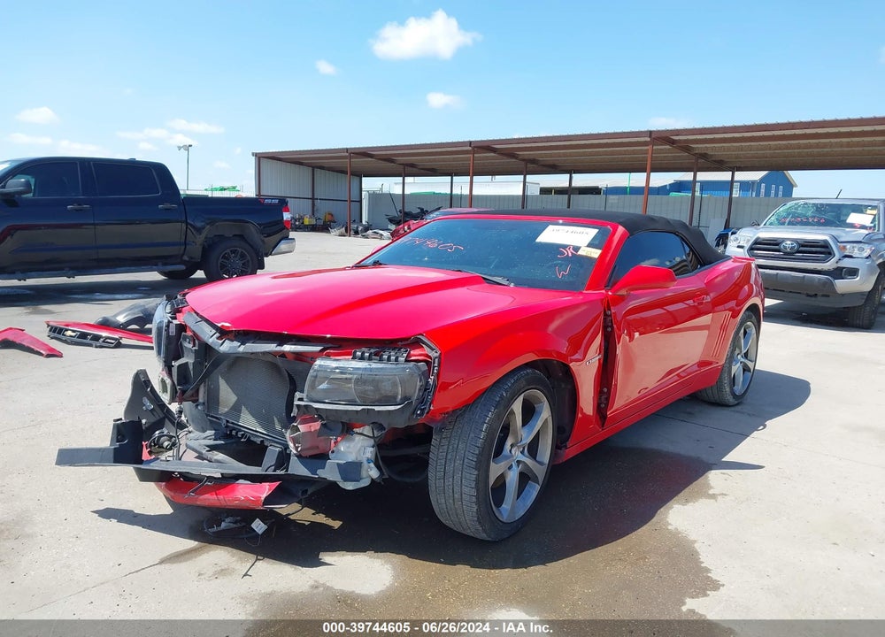 2014 CHEVROLET CAMARO 1LT VIN: 2G1FB3D38E9183776