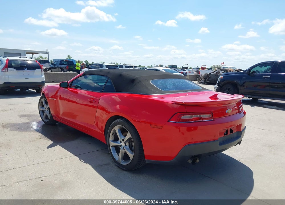 2014 CHEVROLET CAMARO 1LT VIN: 2G1FB3D38E9183776