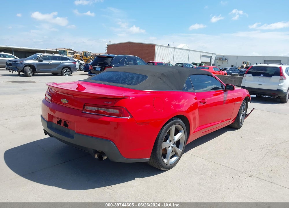 2014 CHEVROLET CAMARO 1LT VIN: 2G1FB3D38E9183776