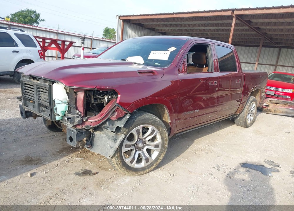 2021 RAM 1500 LIMITED LONGHORN 4X4 5'7 BOX VIN: 1C6SRFKT3MN806858