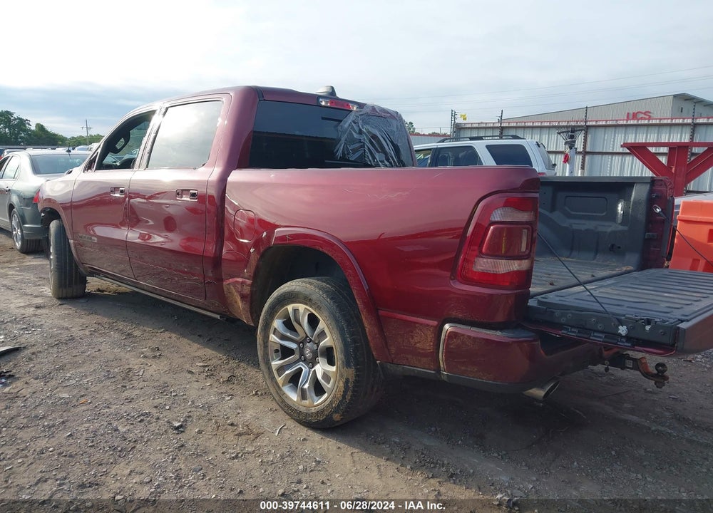 2021 RAM 1500 LIMITED LONGHORN 4X4 5'7 BOX VIN: 1C6SRFKT3MN806858