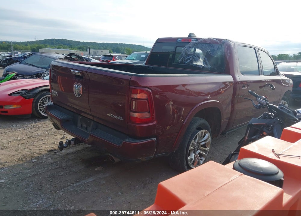 2021 RAM 1500 LIMITED LONGHORN 4X4 5'7 BOX VIN: 1C6SRFKT3MN806858