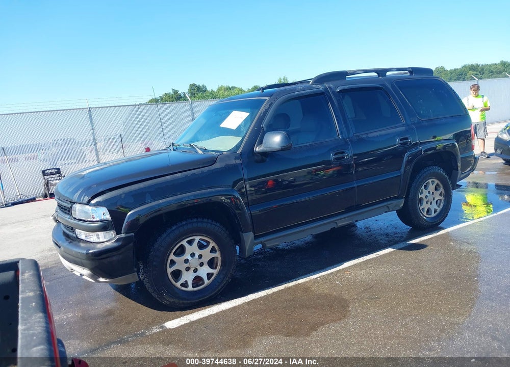 2002 CHEVROLET TAHOE VIN: 1GNEK13Z52R189587