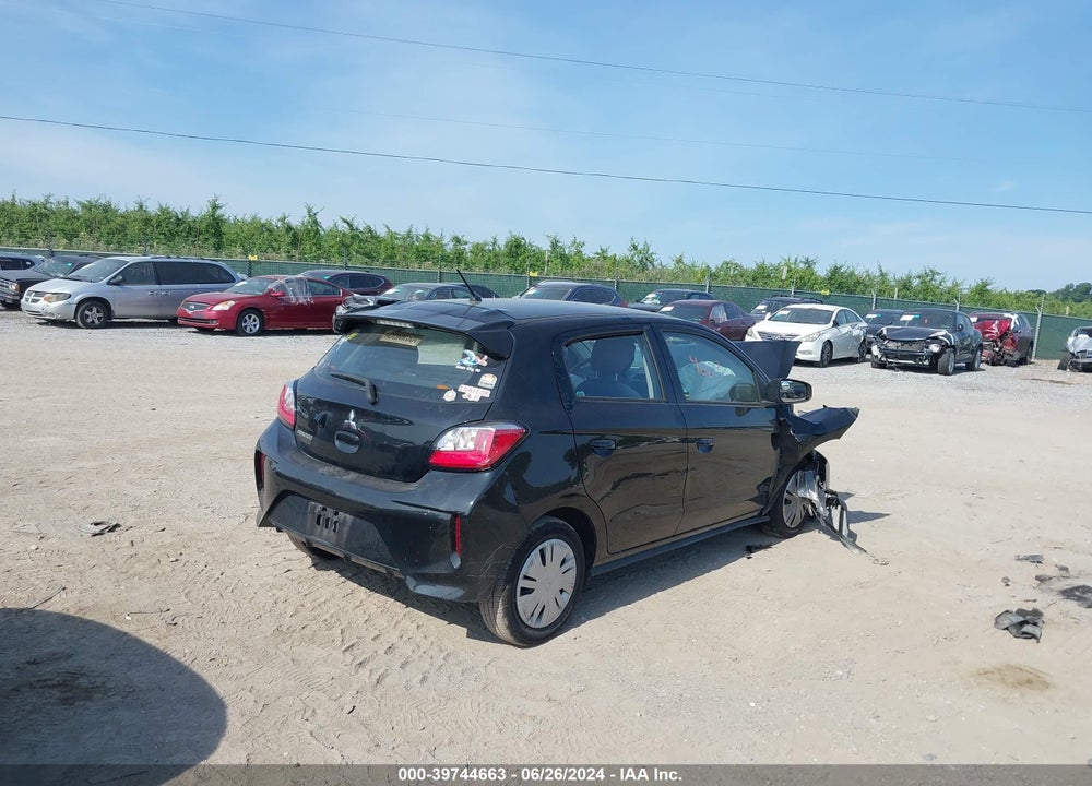 2021 MITSUBISHI MIRAGE CARBONITE EDITION/ES/LE VIN: ML32AUHJ2MH002515
