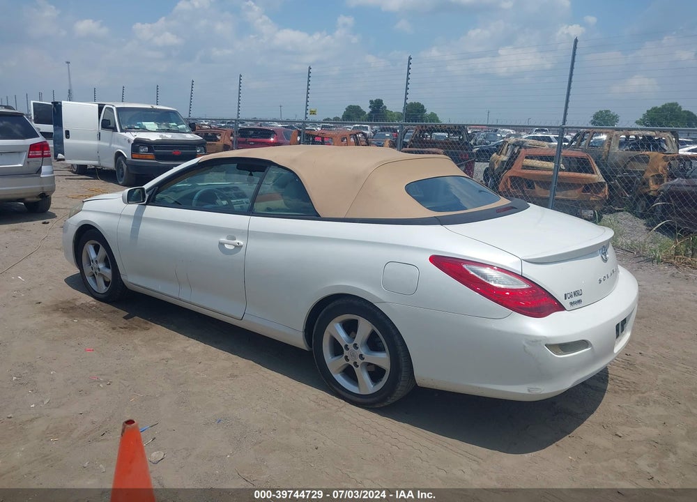 2007 TOYOTA CAMRY SOLARA VIN: 4T1FA38P07U135696