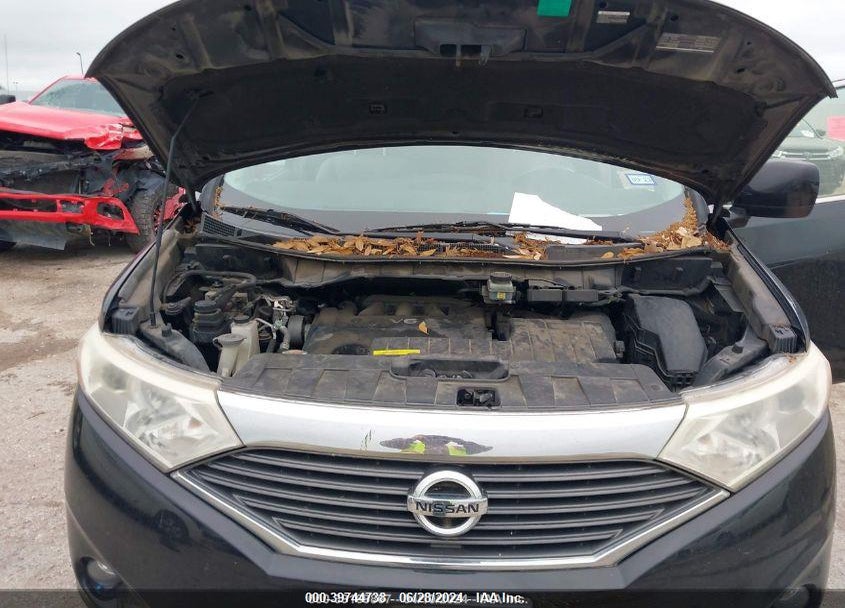 2014 NISSAN QUEST SV VIN: JN8AE2KP6E9101501