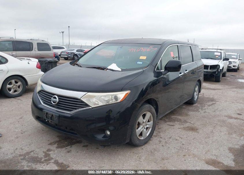 2014 NISSAN QUEST SV VIN: JN8AE2KP6E9101501