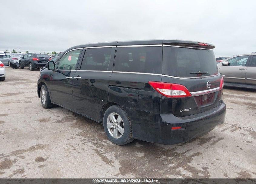 2014 NISSAN QUEST SV VIN: JN8AE2KP6E9101501