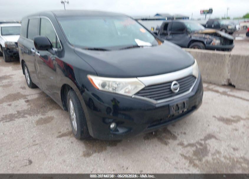 2014 NISSAN QUEST SV VIN: JN8AE2KP6E9101501