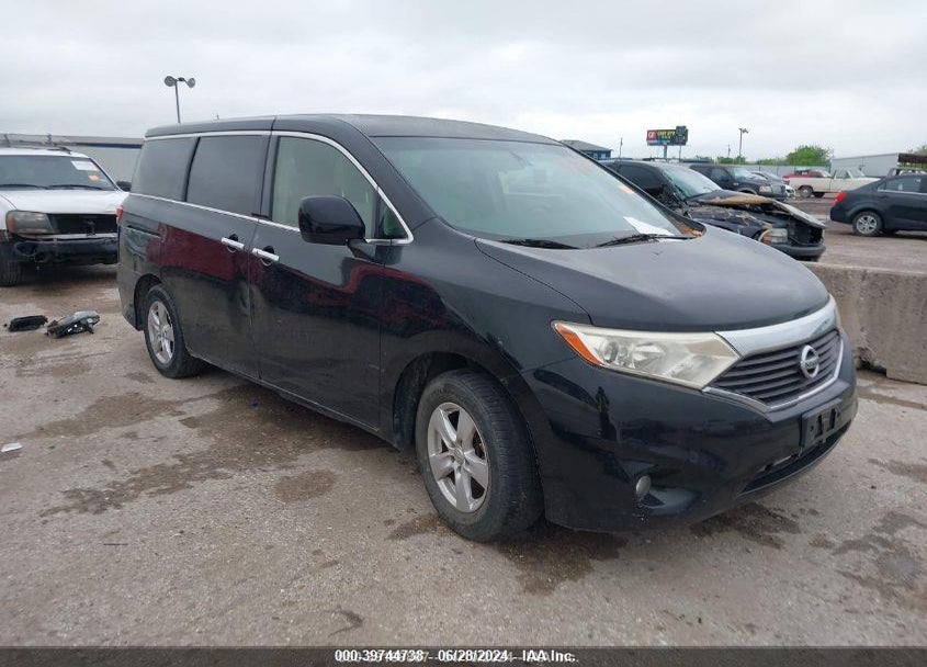 2014 NISSAN QUEST SV VIN: JN8AE2KP6E9101501
