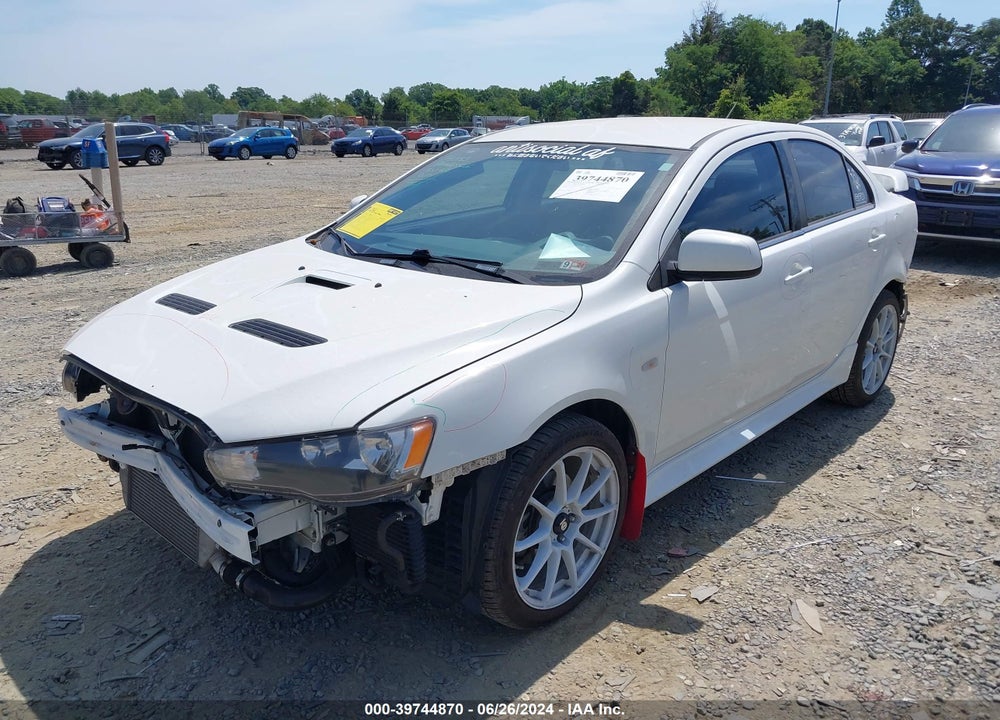 2014 MITSUBISHI LANCER RALLIART VIN: JA32V6FV8EU018972