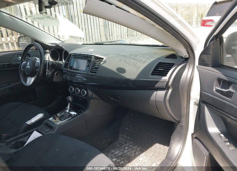 2014 MITSUBISHI LANCER RALLIART VIN: JA32V6FV8EU018972