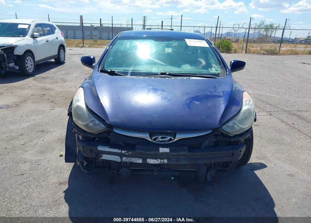 2013 HYUNDAI ELANTRA GLS VIN: 5NPDH4AE6DH383043
