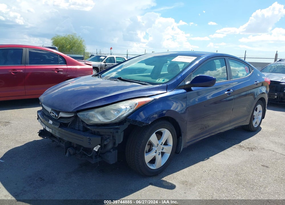 2013 HYUNDAI ELANTRA GLS VIN: 5NPDH4AE6DH383043