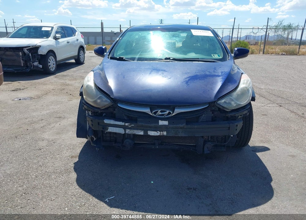 2013 HYUNDAI ELANTRA GLS VIN: 5NPDH4AE6DH383043