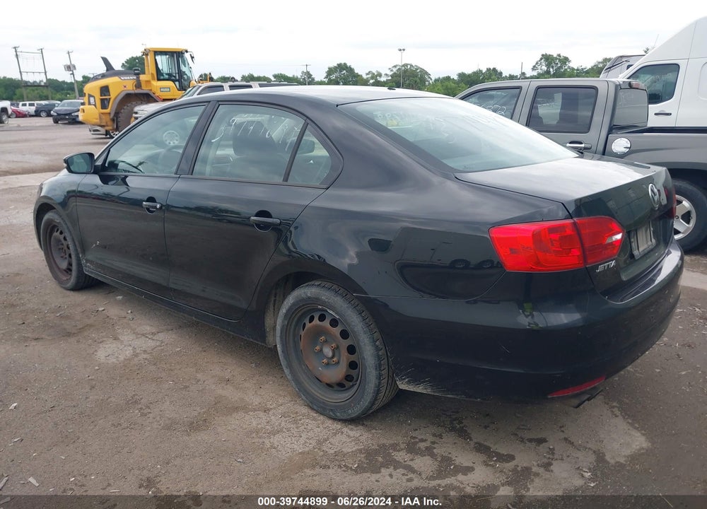 2012 VOLKSWAGEN JETTA 2.5L SE VIN: 3VWDX7AJ4CM397112