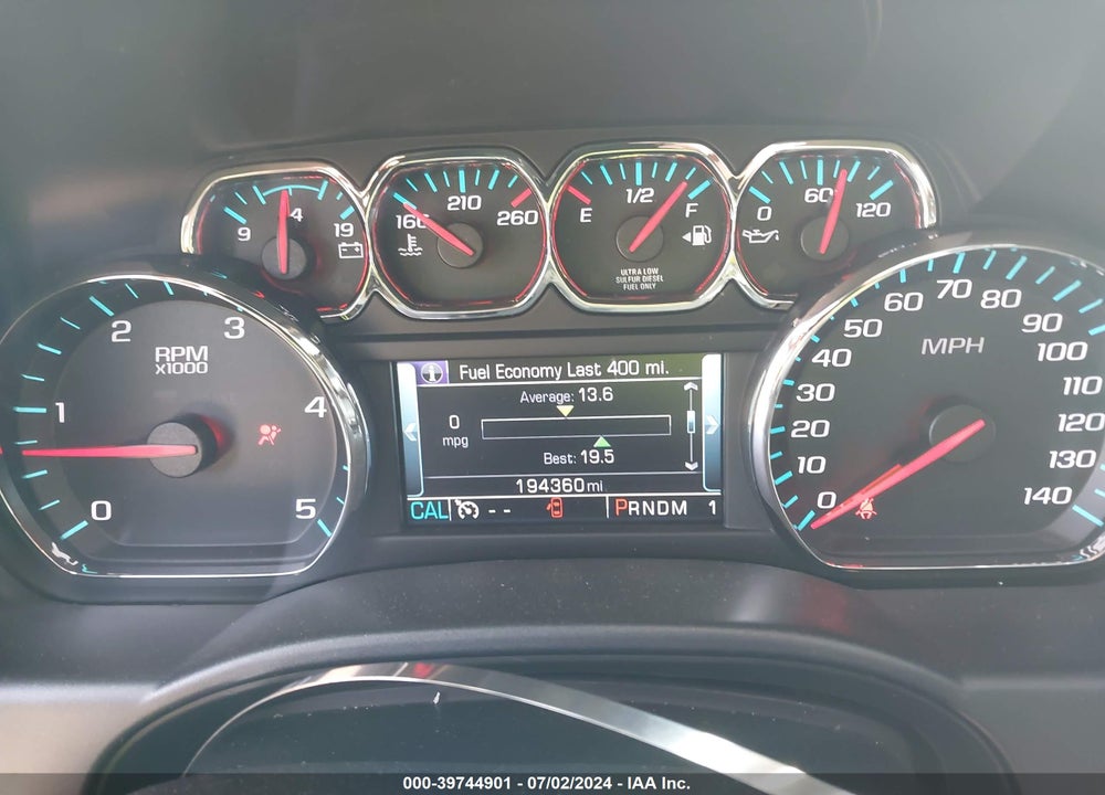 2016 CHEVROLET SILVERADO 2500HD LTZ VIN: 1GC1KWE89GF143259