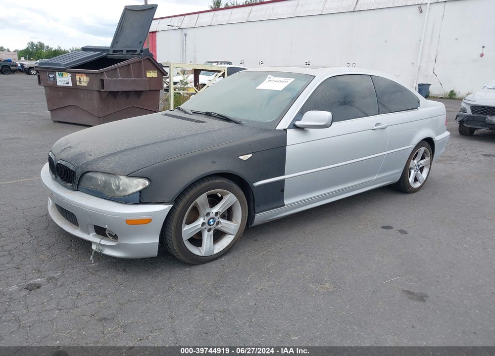 2006 BMW 325CI VIN: WBABV13496JT24644
