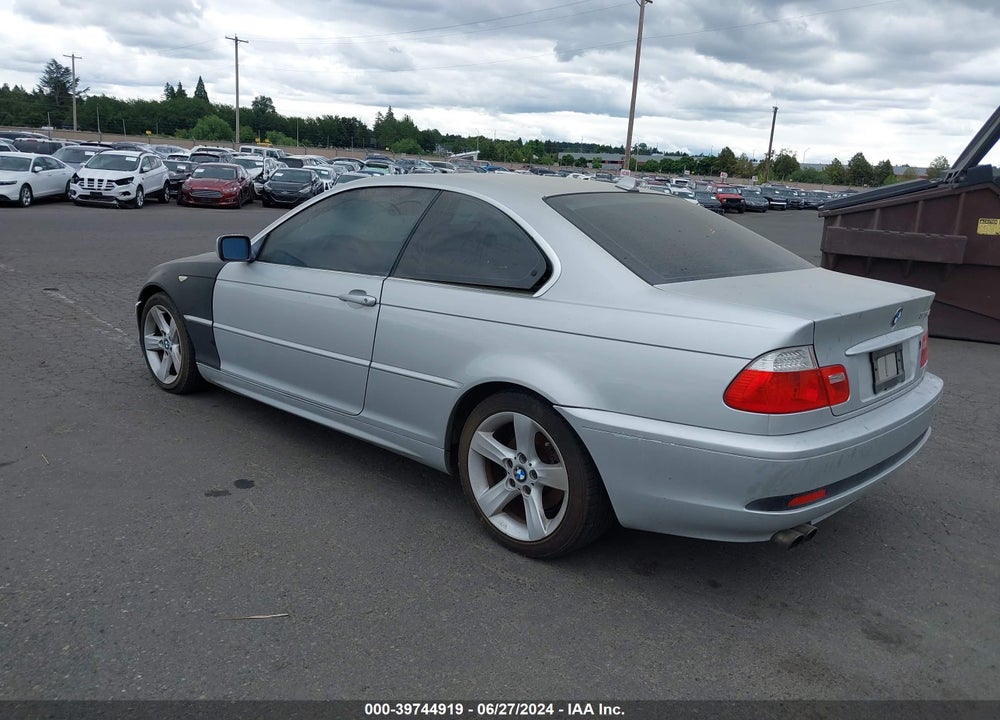 2006 BMW 325CI VIN: WBABV13496JT24644