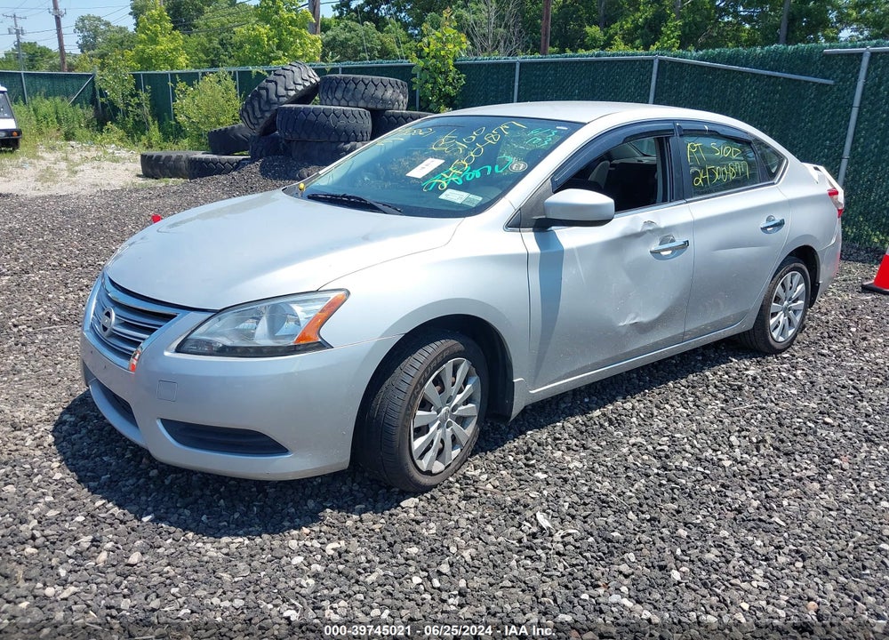 2013 NISSAN SENTRA SV VIN: 3N1AB7AP6DL744460