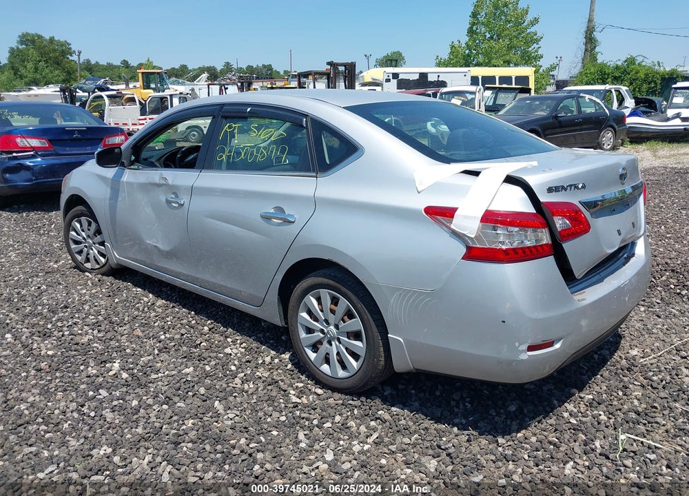 2013 NISSAN SENTRA SV VIN: 3N1AB7AP6DL744460