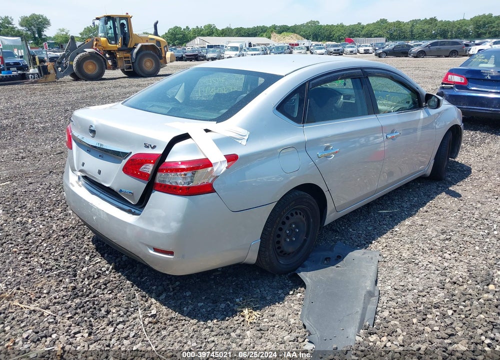 2013 NISSAN SENTRA SV VIN: 3N1AB7AP6DL744460