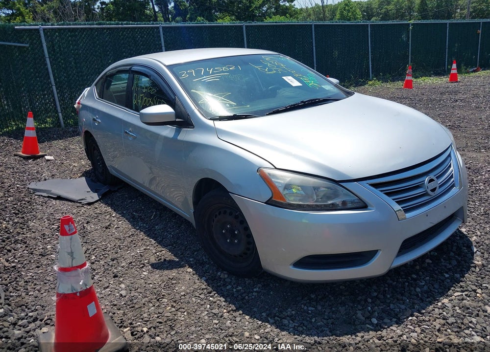 2013 NISSAN SENTRA SV VIN: 3N1AB7AP6DL744460