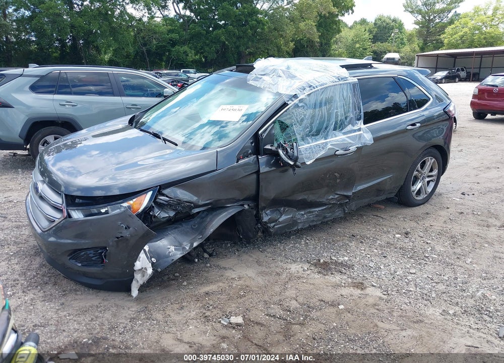 2018 FORD EDGE TITANIUM VIN: 2FMPK4K90JBB96190