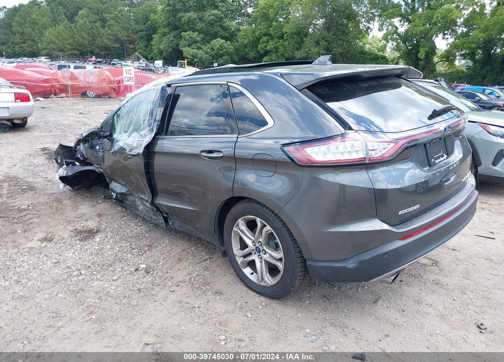 2018 FORD EDGE TITANIUM VIN: 2FMPK4K90JBB96190