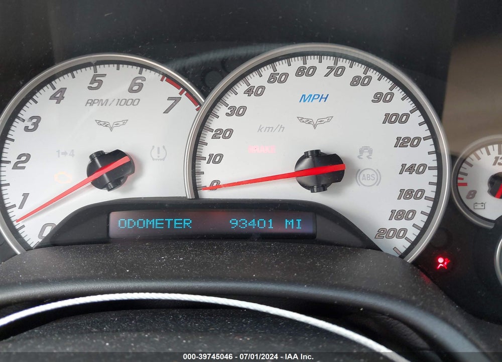 2007 CHEVROLET CORVETTE VIN: 1G1YY26U375107325